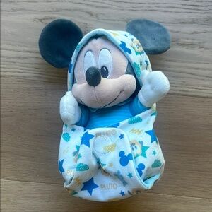 Disney Mickey Mouse Plush Swaddle Toy
